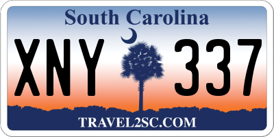 SC license plate XNY337