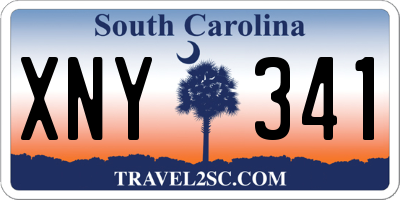 SC license plate XNY341