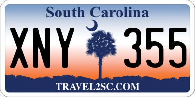SC license plate XNY355