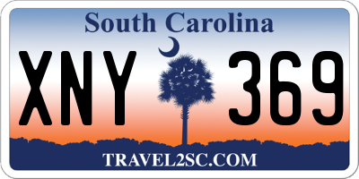 SC license plate XNY369