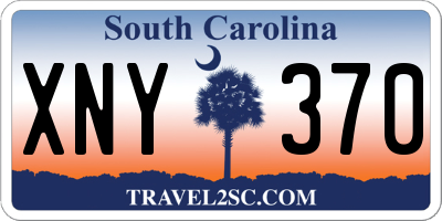 SC license plate XNY370