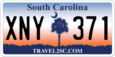 SC license plate XNY371