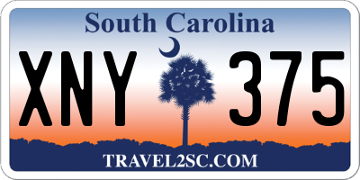 SC license plate XNY375