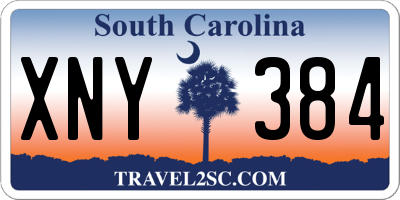 SC license plate XNY384