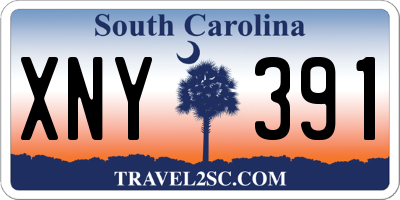 SC license plate XNY391