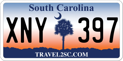 SC license plate XNY397