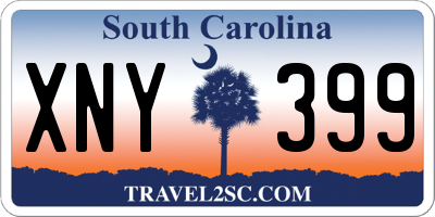 SC license plate XNY399