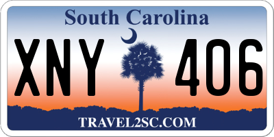 SC license plate XNY406
