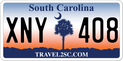 SC license plate XNY408