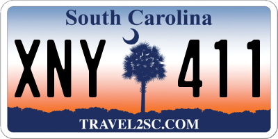 SC license plate XNY411