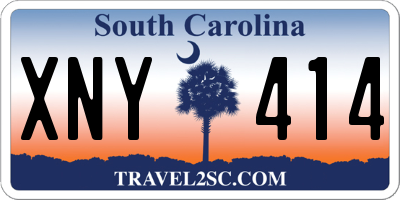 SC license plate XNY414