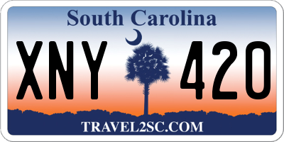 SC license plate XNY420