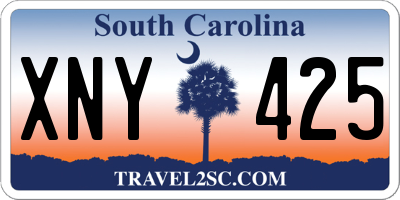 SC license plate XNY425