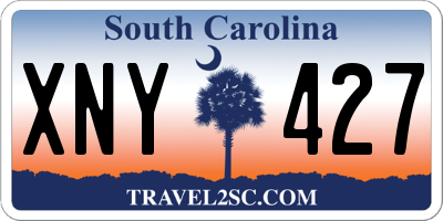 SC license plate XNY427