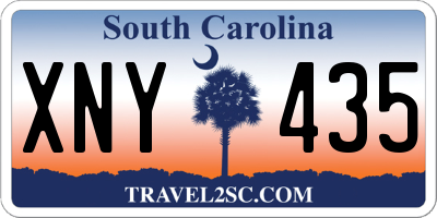 SC license plate XNY435