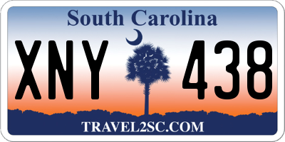 SC license plate XNY438