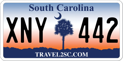 SC license plate XNY442