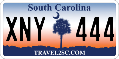 SC license plate XNY444