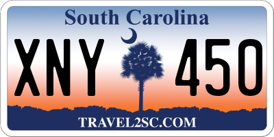 SC license plate XNY450