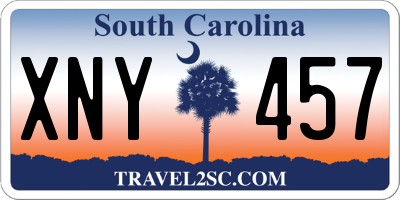 SC license plate XNY457