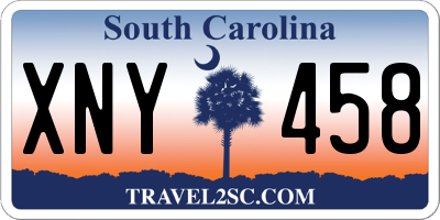 SC license plate XNY458
