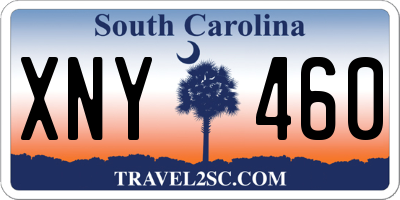 SC license plate XNY460