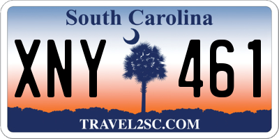 SC license plate XNY461