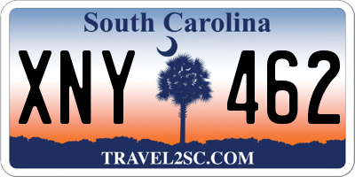 SC license plate XNY462