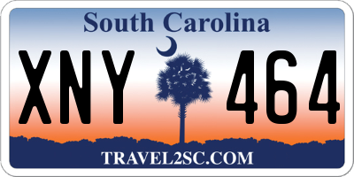 SC license plate XNY464