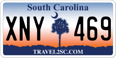 SC license plate XNY469
