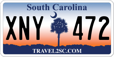 SC license plate XNY472