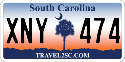 SC license plate XNY474