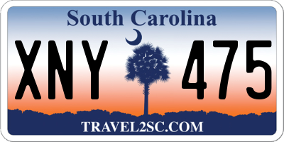 SC license plate XNY475