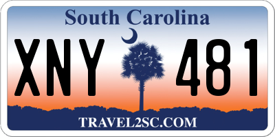 SC license plate XNY481