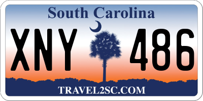 SC license plate XNY486