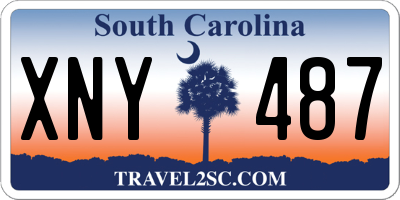 SC license plate XNY487