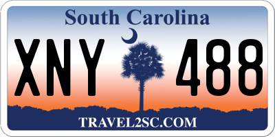 SC license plate XNY488