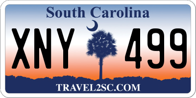 SC license plate XNY499
