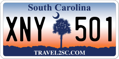 SC license plate XNY501