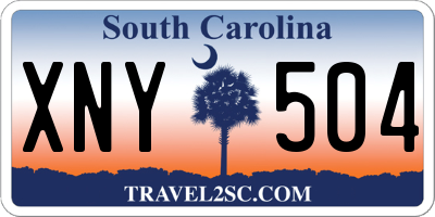 SC license plate XNY504