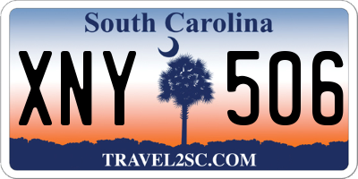SC license plate XNY506