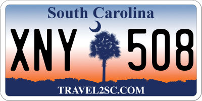 SC license plate XNY508