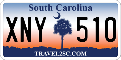 SC license plate XNY510