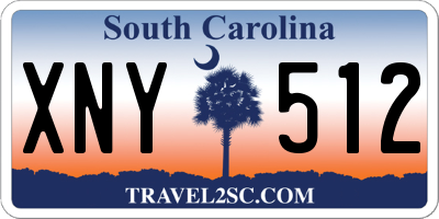 SC license plate XNY512