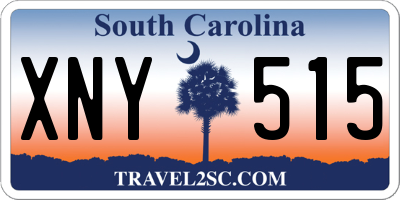 SC license plate XNY515