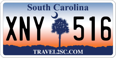 SC license plate XNY516