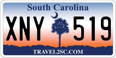 SC license plate XNY519