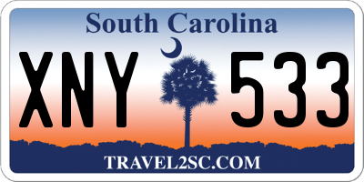 SC license plate XNY533