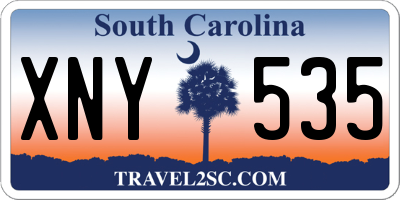 SC license plate XNY535