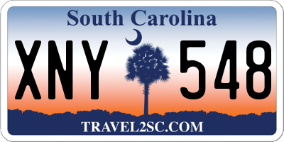 SC license plate XNY548